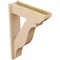 Ekena Millwork 7 1/2-in W x 26-in D x 38-in H Funston Slat Rough Cedar Woodgrain TimberThane Outlooker, Primed Tan OUTUR075X26X38FST24RCPR - alternate 2